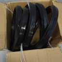Wheelchair Rear Wheel Replacement Tire, 24 "X 1" Universal Flat-Free Polyurethane Tire,Equipped With Installation Tools, Wheelchair Accessories For All Brands (1 Pair) (Black)