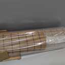 LazBlinds No-Drill Cordless Roman Shade - Light Filtering Natural Wood, Easy Install Bamboo Blind for Windows 30" W x 64" H, Malay Umber