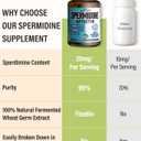 Spermidine & Fisetin Supplement - 20mg of 99% Spermidine Per Serving, 3HCL & 300mg Fisetin for Women Men Cell Renewal, Aging Defense & Longevity, Gluten Free, Non-GMO, Made in USA | 30 Veggie Caps (30 Count (Pack of 1))
