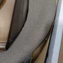 COLAMY Bar Stools Set of 2, Counter Height BarStools with Back, Mid Century Modern Upholstered, with Wood Legs for Kitchen Island Dining Room, Camel