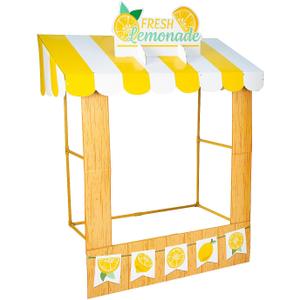 Fun Express Lemonade Stand Tabletop Hut with Frame - 6 Pieces