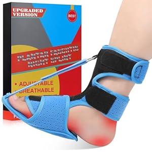 Plantar Fasciitis Night Splint - Upgraded Plantar Fasciitis Relief Braces For Women Men Day Night - Ankle Brace Arch Support Achilles Tendonitis Relief Foot Drop Heel Pain Relief
