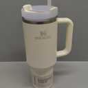 STANLEY Quencher H2.0 Tumbler with Handle and Straw 40 oz | Flowstate 3-Position Lid | Cup Holder Compatible for Travel | Insulated Stainless Steel Cup | BPA-Free | Cream 2.0