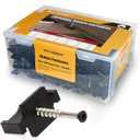 Hidden Deck Fasteners for Composite Decking Board, Universal Hidden Fasteners with Stainless Steel Screws, Composite Decking Clips for Wood Deck Framing, 900 Pack for 500 SQ.FT.