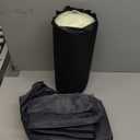 KSIIA Orthopedic Dog Crate Bed for Large Dogs, Waterproof, Washable & Removable Cover, Egg Crate Foam, 41 x 27 Inch, Dark Gray