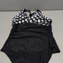 Swimsuits for Women Tummy Control Bathing Suits Two Piece Tankini Tops with Bikini Bottoms Twist Swimwear, S