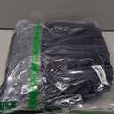 SeekMe Women's Corduroy Pants Barrel Mid-Rise Elastic Waist Cord Pants Casual Wide Leg Baggy Trouser with Pockets (Medium, Navy)