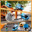 Puzzle Racer Kids Car Track Set, 4-Tier Race Tracks for Kids Ages 3-5 with 3 Cars, Traffic Parts, Trucks for Toddlers 2-4 Years, Floor Puzzle Tracks Car Gift for Boys Girls 3 4 5 Year Old