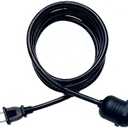 E26 Waterproof Pendant Light Socket, 6FT Industrial Power Cord, IP65 Rated Hanging Light Kit for Garage, Workshop, Patio (Bulb Not Included).