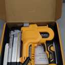 Cordless 2" Brad Nailer Compatible with DeWalt 20V Battery(No Battery), Ecarke 2 in 1 Electric Nail Gun Staple Gun with 18GA Nails/Staples, Battery Power Nail Gun for Trim Wood Crafting Home Carpentry