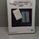 NutriChef 2-Piece XL Mega Cookie Sheet Baking Pans Set - 22" x 16" Extra Large Nonstick Carbon Steel Oven Baking Tray Pans, Stackable Bakeware, Black - NCLGBP16