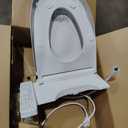 TOTO WASHLET S2 Electronic Bidet Toilet Seat with Instantaneous Water Heating, PREMIST and EWATER+ Wand Cleaning, Elongated, Cotton White - SW3346#01