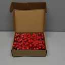 30 Pack Artificial Red Snowy Berry Stems, Christmas Tree Decorations, 8 Inch Snow Red Frosted Spray Holly Berries Picks Christmas Tree Filler Branches Ornaments Holiday Winter Decor