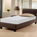 FDW | 12 Inch Twin Mattress | Medium Firm | Gel Memory Foam Mattress | White | Bed in a Box, CertiPUR-US Certified | Pressure Relief, Cooling Ventilated Foam | Washable Removable Cover