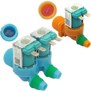 DC62-00311F&DC62-30314V Washer Water Inle Valves Set Replacement Samsung Washer Part Inlet Valve 992244 AP5966624 PS11719654 EAP11719654 3992464 AP5966634  (DC62-30314V-DC62-00311F)
