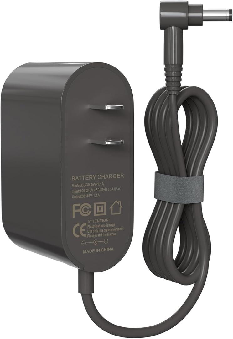 30.45V Vacuum Charger Compatible with Dyson V10 V11 V15 V12 SV12 SV14 SV16 SV20 SV22 Cordless Vacuum Cleaner, Absolute Animal Motorhead 969350-02 01 03 04 05 217160-02 01 03 969042-01 Power Adapter