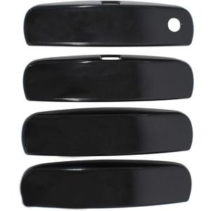 NewYall Pack of 4 Front Rear Left Driver and Right Passenger Side Gloss Black Exterior Outside Outer Door Handle Cover Overlay for Dodge Charger 2011-2019