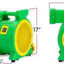 B-Air Kodiak 1 HP Air Blower | Powerful Bounce House Blower Fan for Large Inflatable Bounce House, Bouncy Castle and Slides