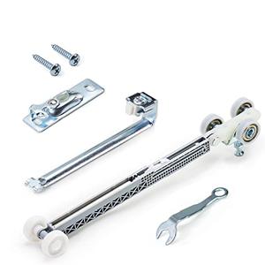 AWDIA Soft Close Pocket Door Hardware, 3-Wheel Soft Close Hangers with Stainless Steel Bearings for Sliding Pocket Door Frame Kit, Single Direction Soft-Close