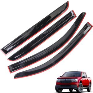 Window Visors Rain Guards Deflector Fit for 2022 2023 2024 Ford Maverick Accessories 4 pcs -Ram Window Deflector Visors Vent Sun Rain Guard Shade