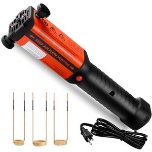Magnetic Induction Heater 1300W Bolt Removal Kit, 25S Fast Heat Induction Tool with 3 Coils, Nut Buster Tool for Automotive & Mechanical Repair, Induction Bolt Heater with Overheat Protection