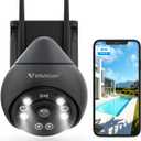 VSTARCAM 4MP Outdoor Security Camera, 2.5K, 360 View, Color Night Vision, PIR Motion Detection, Spotlight Siren Alarm, 2-Way Talk, IP66 Weatherproof, Cloud/SD Storage