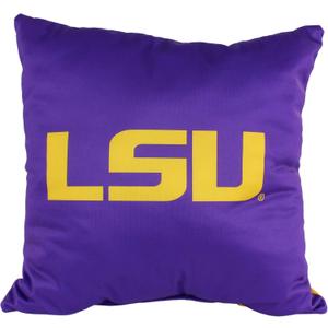 College Covers Everything Comfy LSU Tigers 16" Decorative Pillow Reversible 2 Unique Sides
