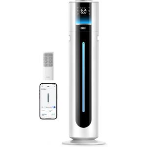 DREO 11L Smart Humidifier Large Room 700 ft², 100H Runtime, 21dB Quiet 747S
Top Fill, 1500+RGB Light, APP & Remote Control, Clean Tank Technology, 12H Timer, Cool Mist Humidifiers for Bedroom, White