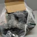 Anysay Faux Fur Throw Blanket, 1000GSM Fluffy Soft Bubble Blanket for Couch Bed, Cozy Plush Warm and Thick Blanket, Fuzzy Rabbit Throw for Living Room Bedroom 80''*90'' Tiedye Grey