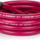 WELLUCK Garden Hose 5/8 in x 10 ft, Heavy Duty Durable Anti Kink Flexible Garden Water Hose for Drinking Water Safe BPA Free, All-weather Lightweight Water Hose for Garden RV Camper Marine