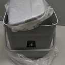 LALASTAR Kitchen Compost Bin for Countertop or Under Sink, Hanging Small Trash Can with Lid for RV/Office/Bedroom/Dorm, Mountable Indoor Compost Bucket, 9L/2.4 Gal, Grey