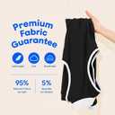 Dog Hind Leg Recovery Sleeve, Dog Surgery Recovery Suit with Back Leg to Prevent Licking, Spay Suit for Female Dog, Potty-Friendly Dogs Onesie After Surgery, Pet Pants & Shedding Body Suit, Black,  Medium