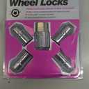 MCGARD 24215 Chrome Cone Seat Wheel Locks (M14 X 1.5 Thread Size) - Set of 4