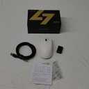 MCHOSE L7 Ultra Plus Wireless Gaming Mouse, PAW3950 42K Sensor, 500mAh, Wireless/Wired Dual 8K Polling, 46g Ultra-Light Weight, 2.4GHz RF/BT/Wired Tri-Mode Connection - White