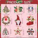 Halloween Thanksgiving Fall Christmas Theme Crystal Brooch Set with Rhinestone Crystal Halloween Thanksgiving Fall Christmas Ornament (Christmas Style 2)