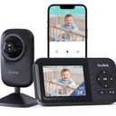 Video Baby Monitor with App, 2.8" Screen 14h Battery, Sound Detection, Night Vision, Two Way Talk, Temperature Detection, 1200ft Range, Feeding Remind, Ideal for Baby/Elderly Indoor Use