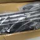 Upper Lower Bumper Grille Compatible for 2007 2008 2009 Honda CRV Glossy Black Mesh Grill