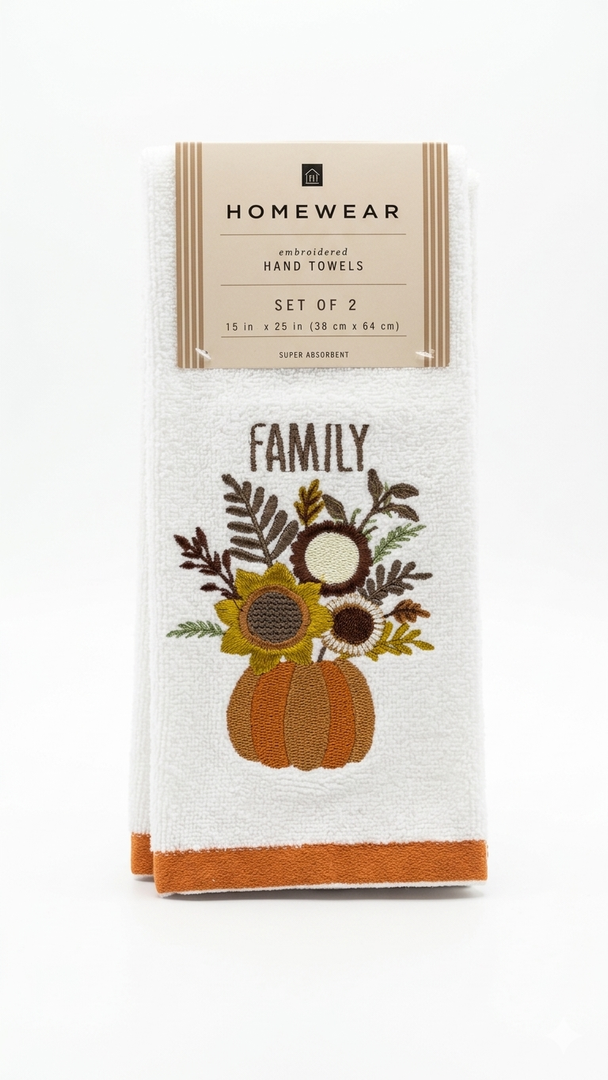 Homewear Hand Towels Set of 2