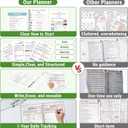 ADHD Cleaning Planner - Cleaning Schedule and Checklist Organizer for Adults and Teens - Daily, Weekly & Monthly Household Cleaning Checklist for ADHD Minds - Stress-Free Housework