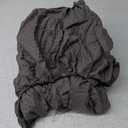 Carressa Linen 100% Egyptian Cotton Deep Pocket Queen Striped Fitted Sheet Only - 800 Thread Count Luxury Damask Fitted Sheet, Cooling Bottom Sheet, Fits Mattress Upto 18 in - Dark Grey Stripe (Stripe - Graphite Gray)