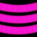 Janinka 3 Pack 10 Feet Foil Fringe Garland Pink Metallic Tinsel Streamers Glow in The Dark Party Supplies Banner Wall Hanging Curtain Backdrop for Halloween Wedding Parade Birthday Decoration