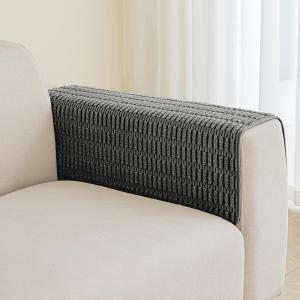 Couch Arm Covers Chair Arm Covers, Non Slip Sofa Arm Covers, Armrest Covers for Sofa, Furniture Covers Couch Protector 1pc(30x30inch, Dark Grey)