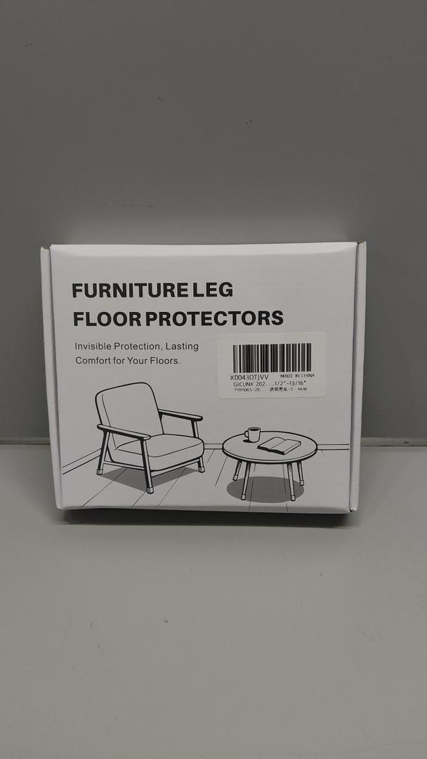 GICUNK Chair Leg Floor Protectors for Hardwood Floors and Carpet GICUNK Silicone Covers to Protect Wood Tile Floors Chair Sliders Non Slip Reduce Noise 28 Pcs Clear Round S Fit:1/2"~13/16"