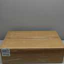 22x14 Inch White Stone ResinBathroom Vessel Sink with Art Faucet and Drain, Rectangle Bathroom Sink Above Counter, Modern White Vessel Sink for Bathroom Vanity