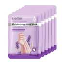 Chicwe 6 Pairs of Hand Masks Moisturizing Glove, Hydrating Hand Masks for Dry Peeling Hands, Exfoliating Collagen Gloves for Smooth Hands (Lavender) (1.67 Fl Oz (Pack of 6))