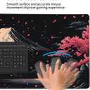Cherry Blossom Watercolor XXL Gaming Mouse Pad 48x24, Stitched Desk Mat | Thick Rubber Base Non-Slip Desk Pad, Waterproof Stitched Edges XXL Mouse Pad for PC Gaming, Office Work & Creative Workspace