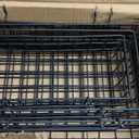 4 Pack Pegboard Baskets Bins Set, 4 Size Square Style Black Metal Wire Basket for Any Peg Board Organizing Tools, Pegboard Accessories for Workbench Garage Wall Storage Attachments