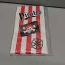 ArtCreativity Pirate Party Favor Bags, Pack of 12, Pirate Themed Goodie Gift Paper Bags, Durable Treat Bags, Pirate Party Supplies and Favors for Birthday, Baby Shower, Holiday Goodies