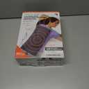 Calming Heat Massaging Vibrations Weighted Heating Pad by Sharper Image | Temperature Settings, Auto Shut-Off Feature, Gift for Holidays, Women & Men | 3 Heat, 6 Massage, 12 x 24, 4 lbs