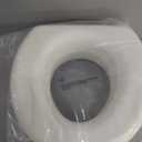 Lumex Raised Toilet Seat, 4.5" Riser, Non-Locking, Fits Most Toilets